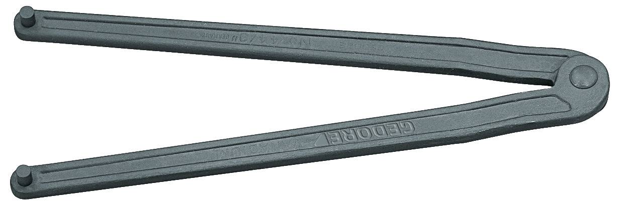 Gedore 44 6 Zweilochmutterndreher, verstellbar, 6 mm