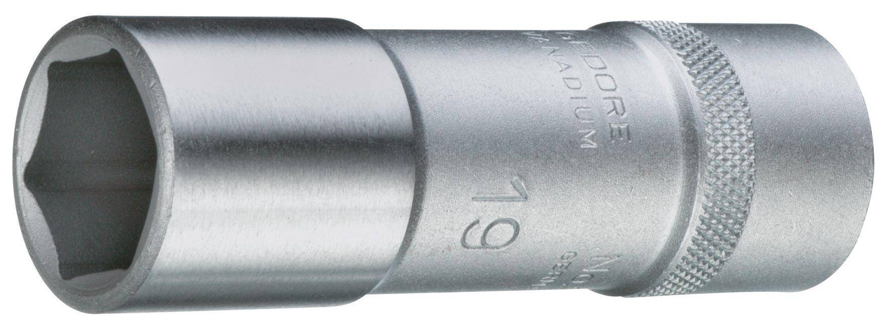 GEDORE 19 L 14 Steckschlüsseleinsatz 1/2", lang, 6-kant, 14 mm
