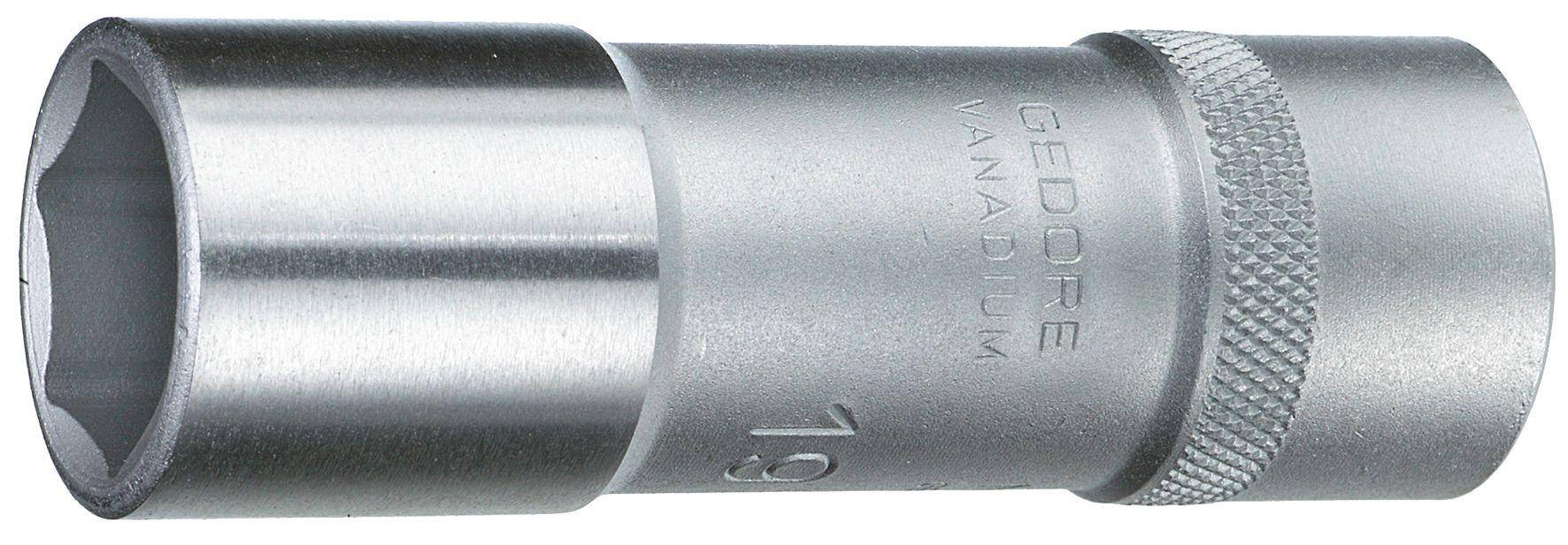 GEDORE 19 L 14 Steckschlüsseleinsatz 1/2", lang, 6-kant, 14 mm