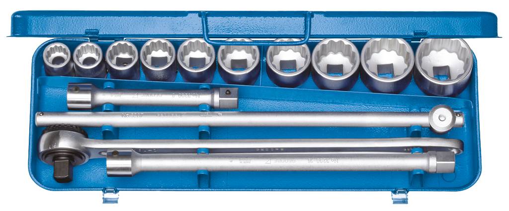 GEDORE D 32 EMU-2 Steckschlüssel-Satz 3/4" 14-teilig UD-Profil 22-50 mm