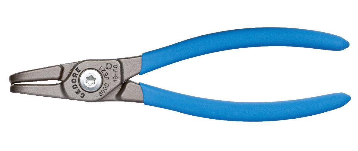 Nahaufnahme einer Drahtschere mit blauem Griff und Metallbacken, verwendet zum Schneiden von Drähten oder Kabeln in verschiedenen Anwendungen.