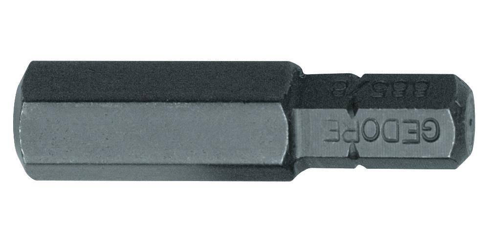 Pozi DE' Schraubendreher-Bit Spitze Nahaufnahme, wobei das Design und die Oberflächenstruktur vor einem hellen Hintergrund hervorgehoben werden.