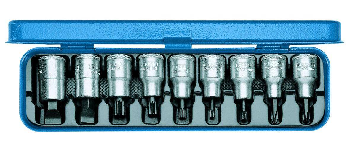 GEDORE INX 19 PM Schraubendreher-Satz 1/2" 9-teilig IS-PH-XZN