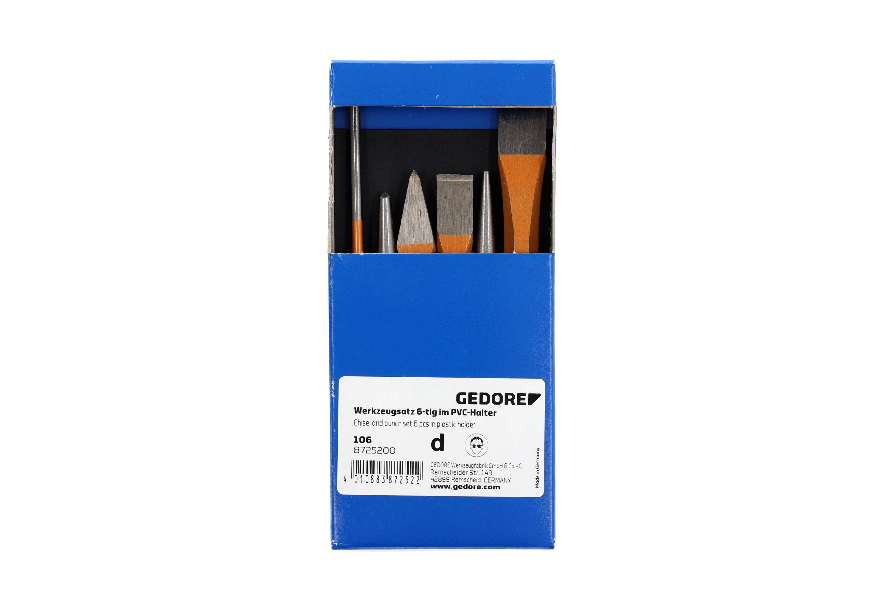 GEDORE 106 Werkzeugsatz 6-teilig im PVC-Halter
