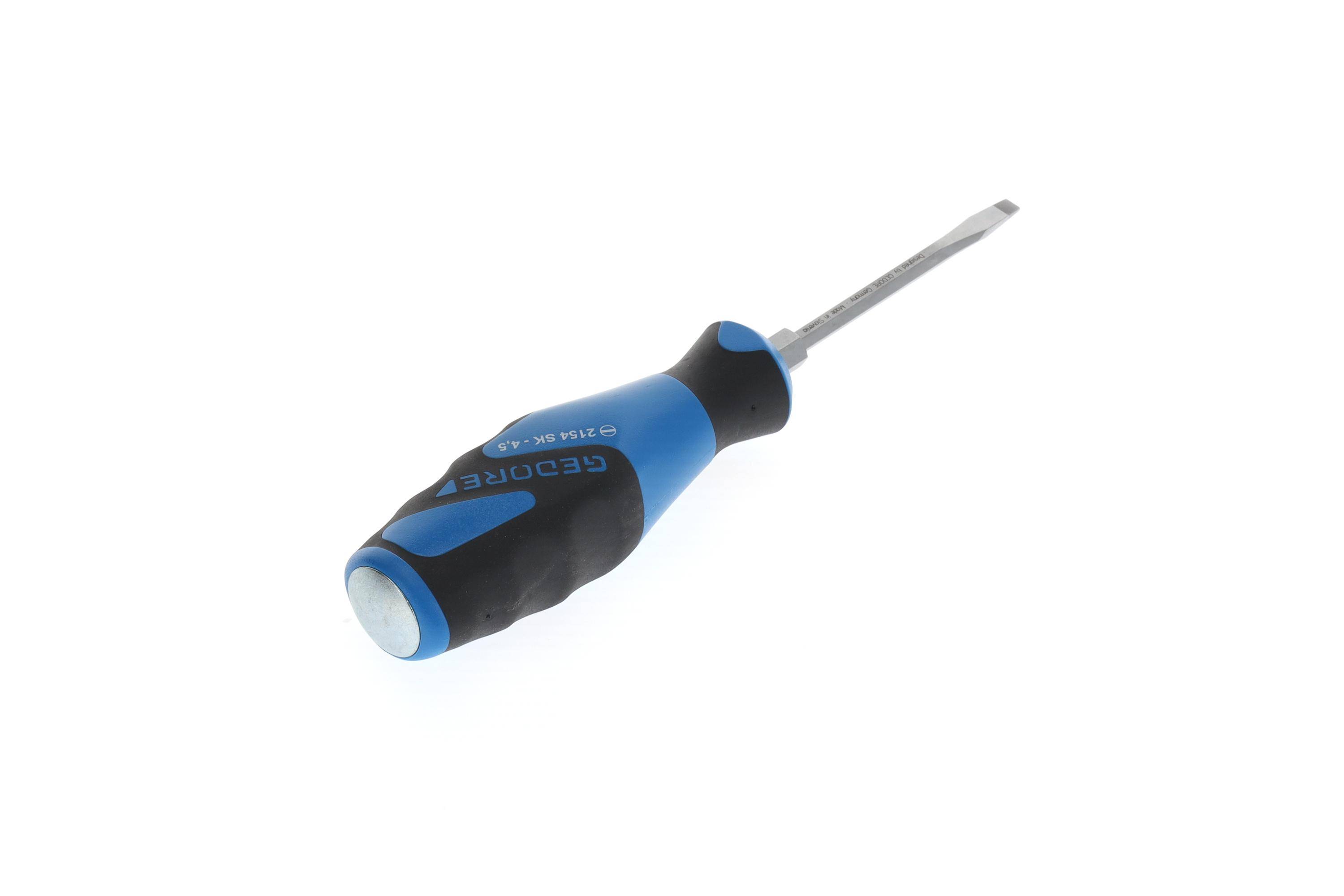 GEDORE 2154SK 4,5 3K-Schraubendreher mit Schlagkappe Schlitz 4,5 mm