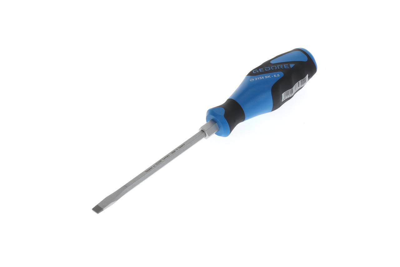 Gedore 2154SK 6,5 3K-Schraubendreher mit Schlagkappe Schlitz 6,5 mm