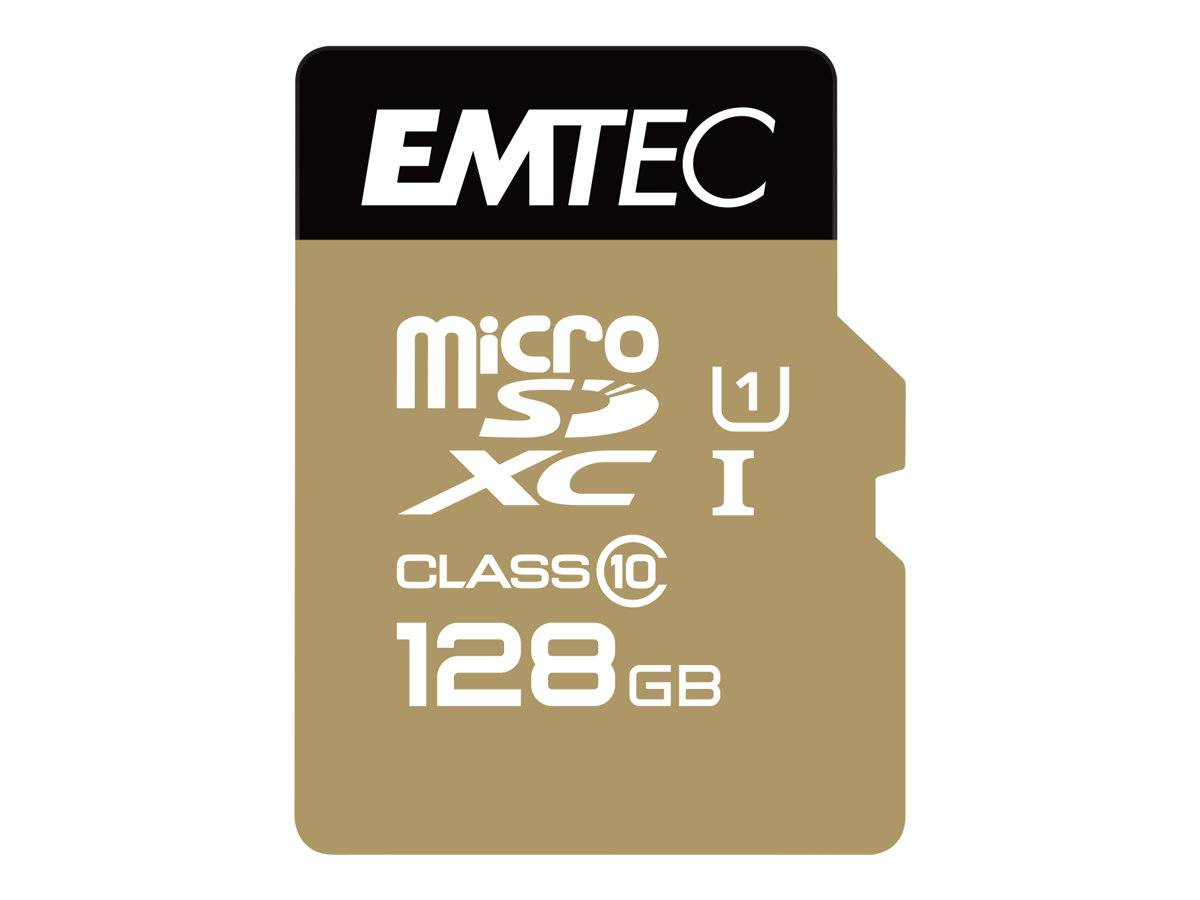 EMTEC Gold+ - Flash-Speicherkarte - 128 GB - Class 10 - SDXC UHS-I