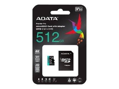 ADATA Premier Pro V30S - Flash-Speicherkarte (SD-Adapter inbegriffen)