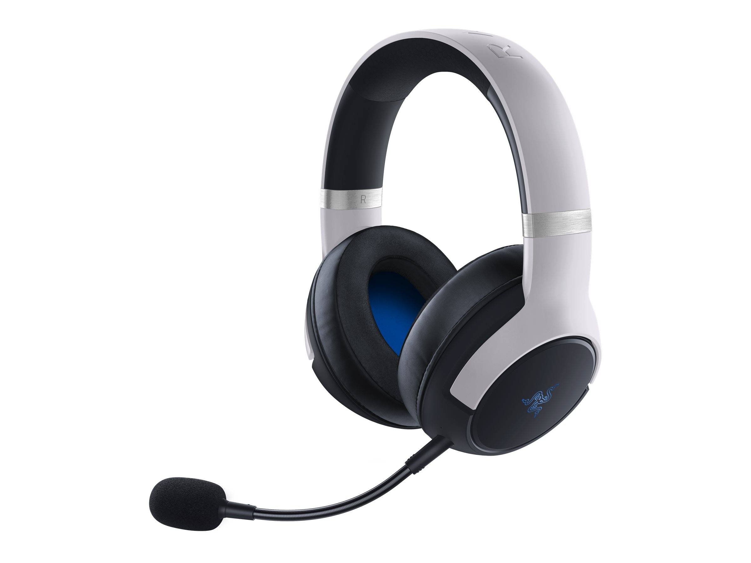 Kaira Pro für PlayStation, Over-ear Gaming Headset Bluetooth, schwarz/weiß