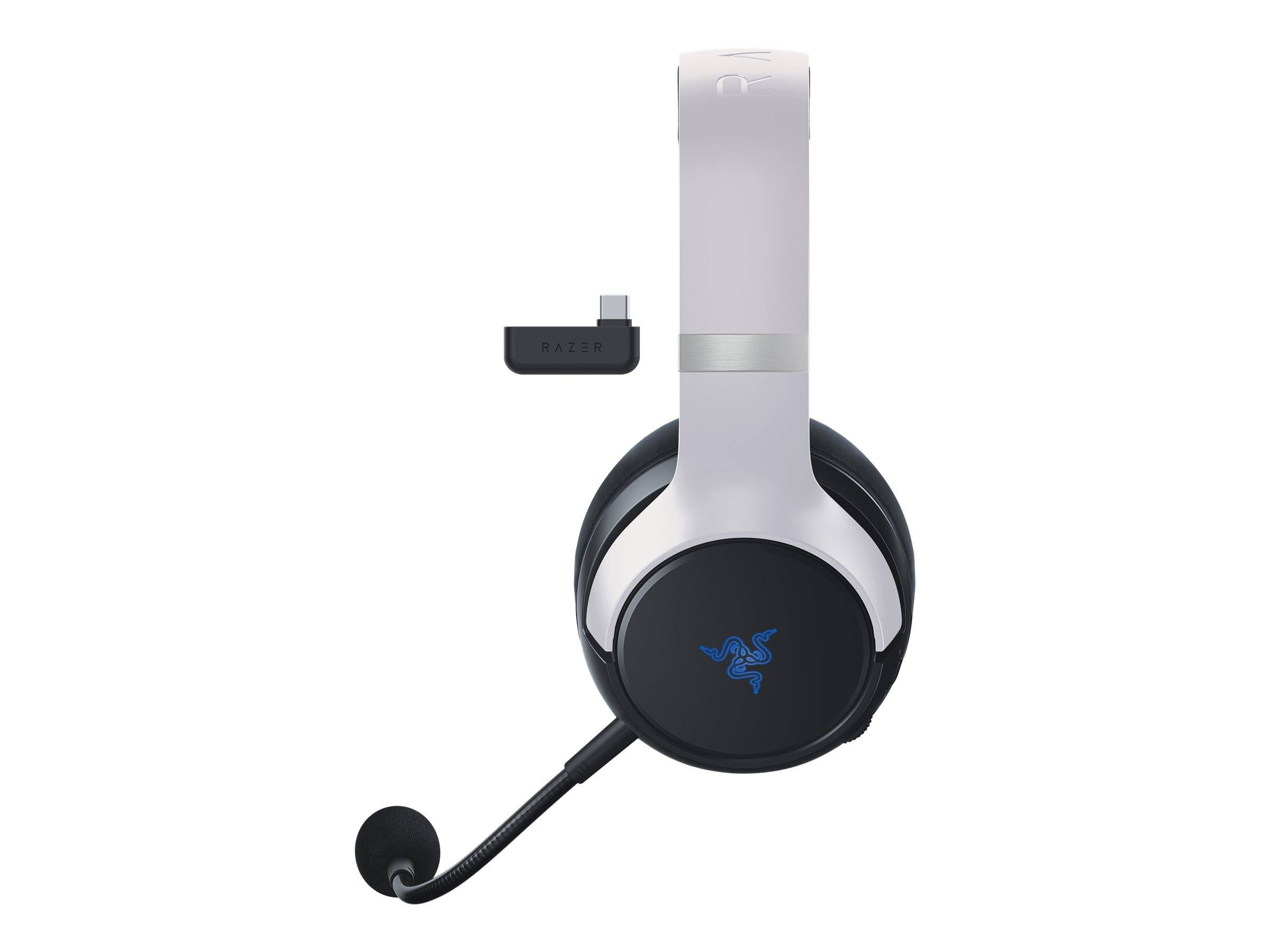 Kaira Pro für PlayStation, Over-ear Gaming Headset Bluetooth, schwarz/weiß