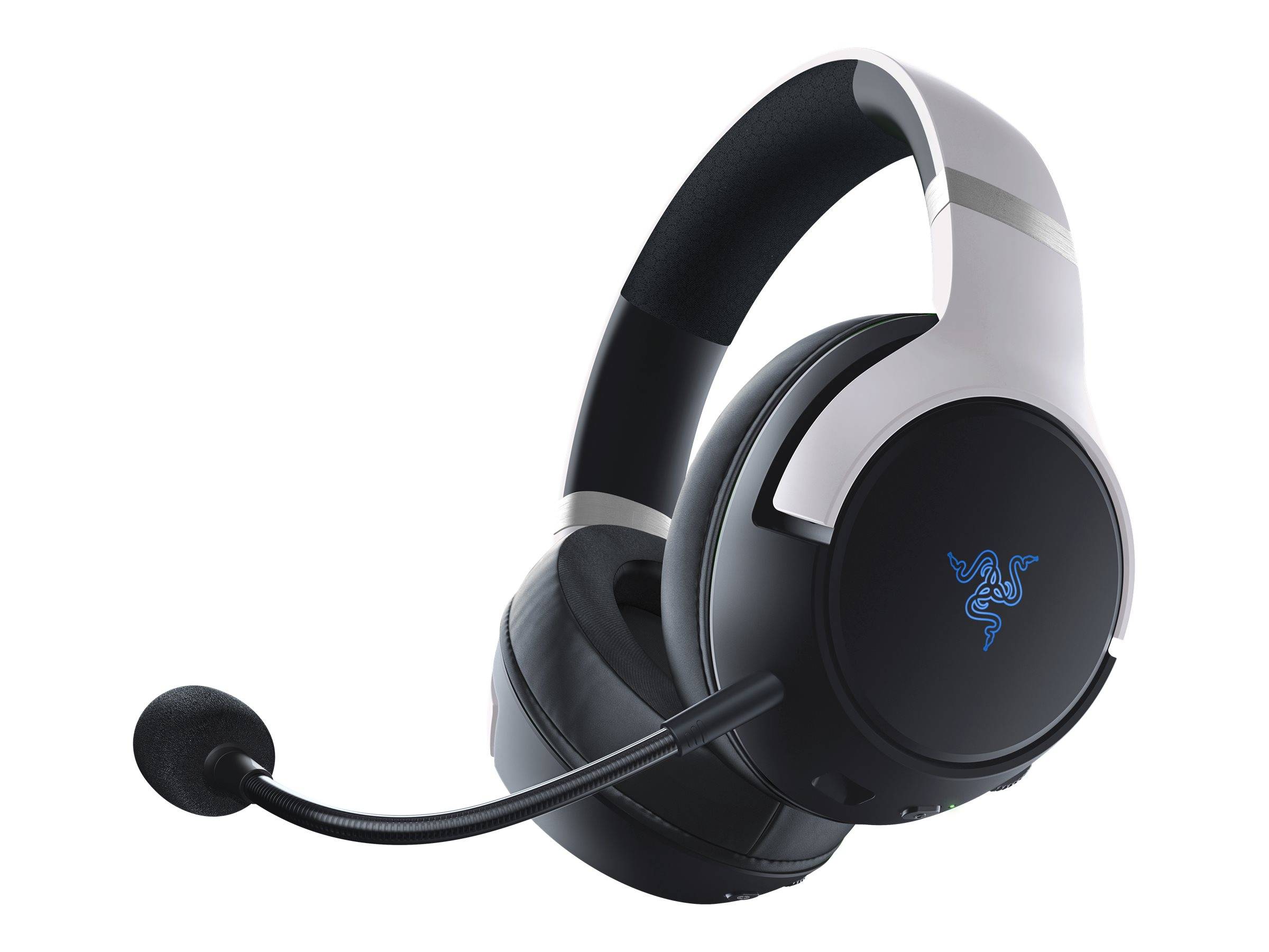Kaira Pro für PlayStation, Over-ear Gaming Headset Bluetooth, schwarz/weiß