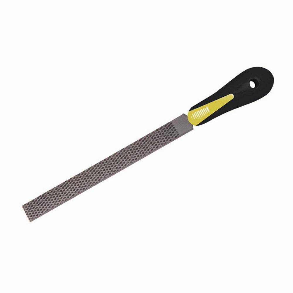 Ironside 135-020 Raspel flach 200mm bast. 2-Komponenten Heft, schwarz/gelb/grau