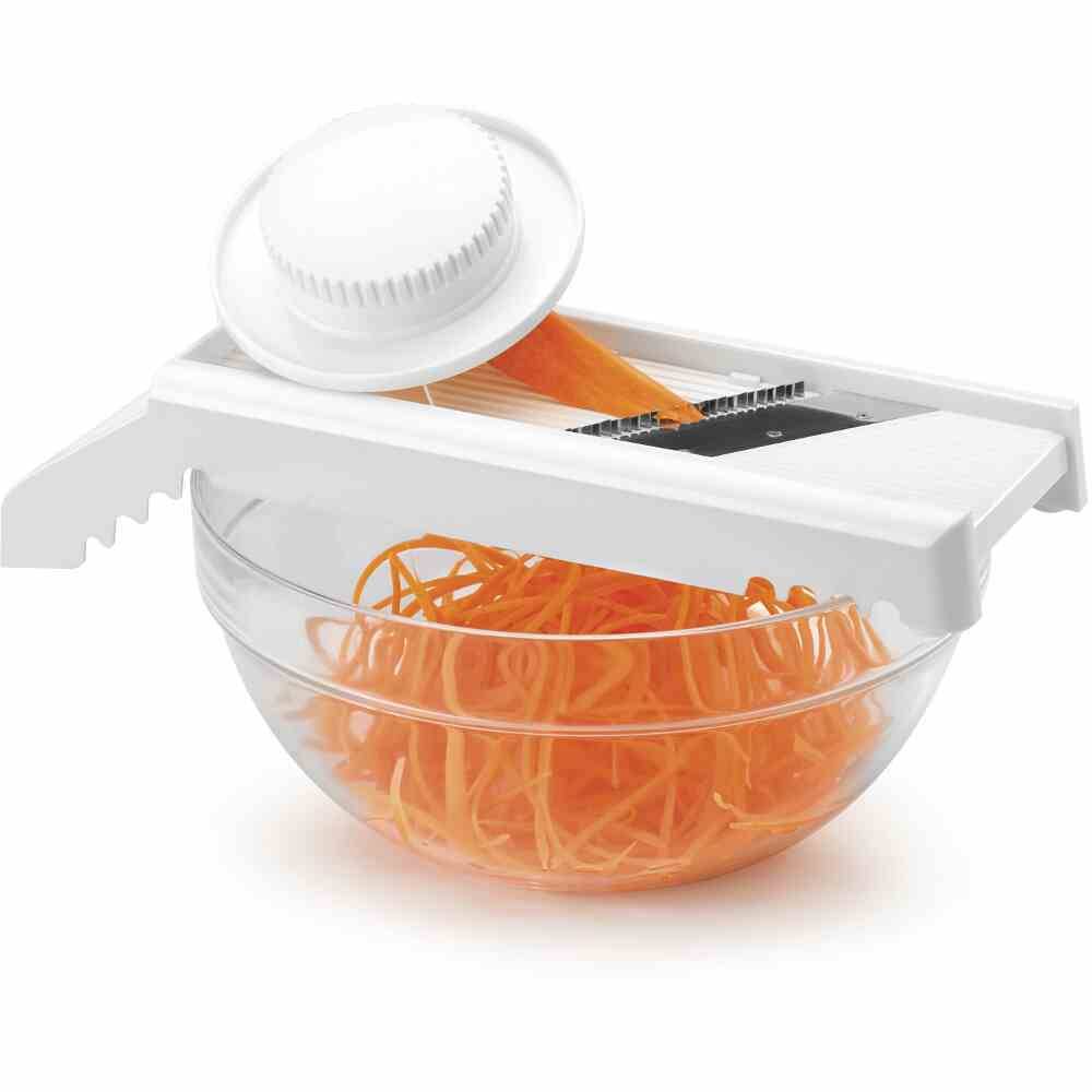 Metaltex 194-575080 Universalreibe Inox, ABS Mandolino, weiß/silber