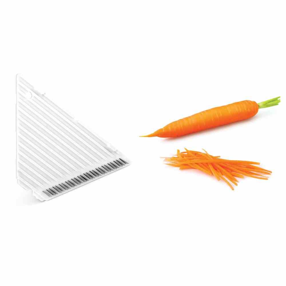 Metaltex 194-575080 Universalreibe Inox, ABS Mandolino, weiß/silber