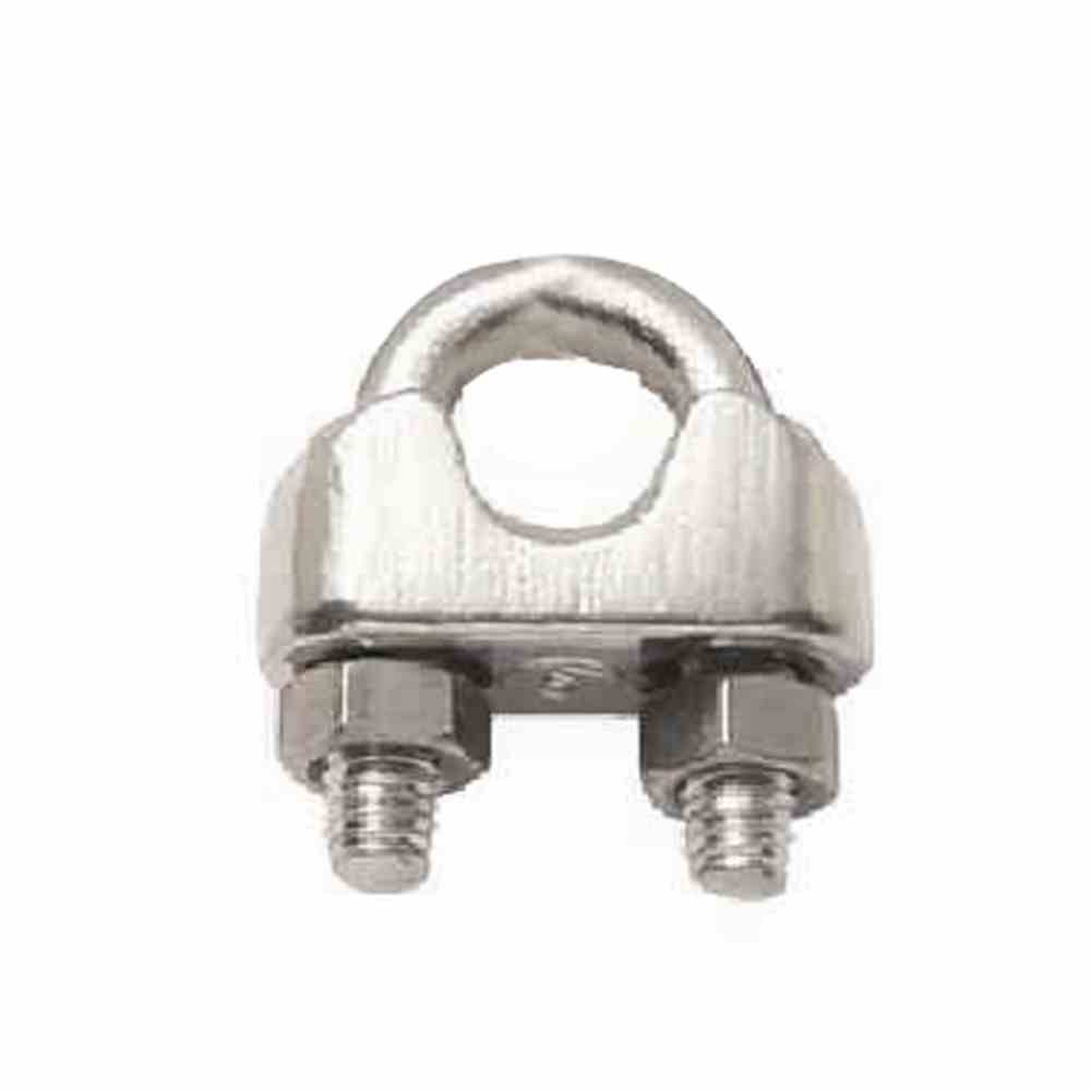 PÖSAMO VAUKA 210-0600157 Drahtseilklemme 4mm, edelstahl (1 Stück)