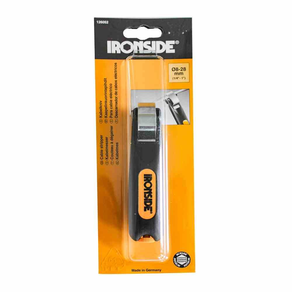 Ironside 126-052 Kabelmesser Ø 8-28 mm, schwarz/gelb