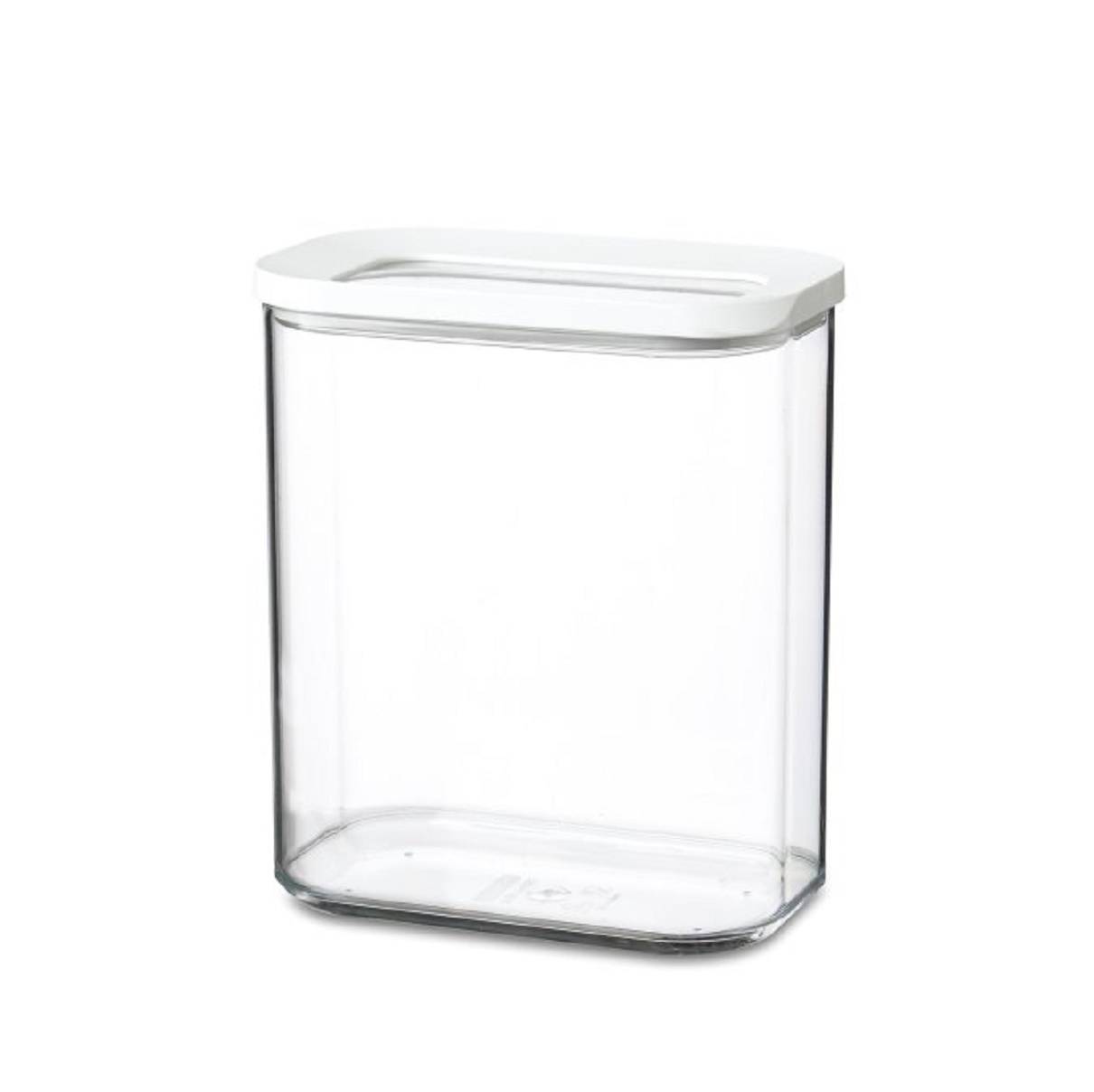 Mepal | Vorratsdose Modula 1500 ml | robustes Plastik | Farbe: Weiß | Maße: 14.4 x 9 x 16.8 cm