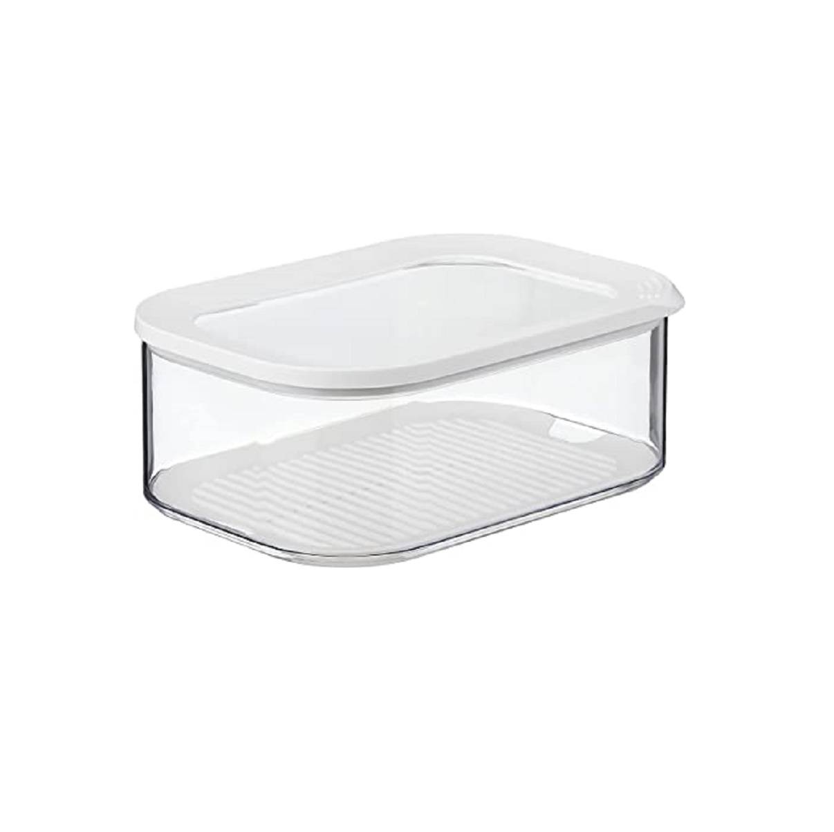 Mepal | Käsedose Modula | 2000 ml Fassungsvermögen | ideal für verschiedene Käsesorten | Antikondenseinsatz verhindert Feuchtigkeitsbildung | spü