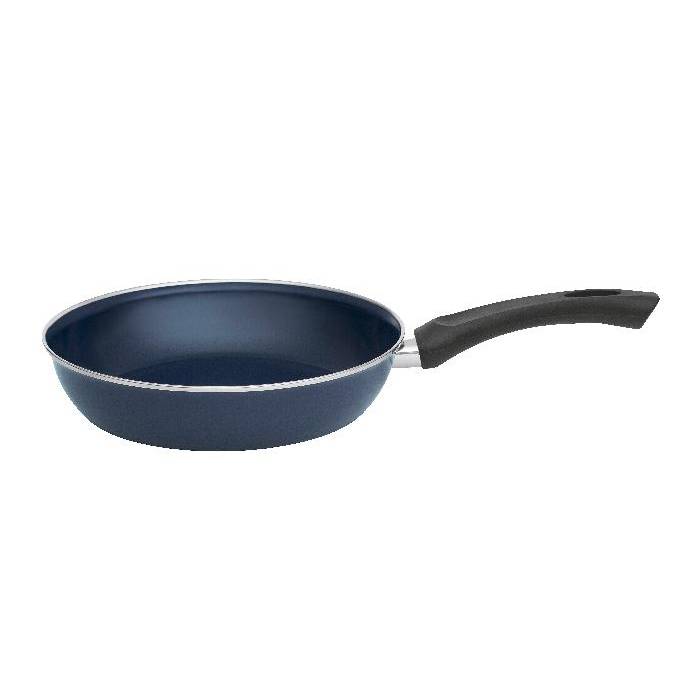 RIESS 0042-012 Emailpfanne Omas, 24 cm, kobaltblau