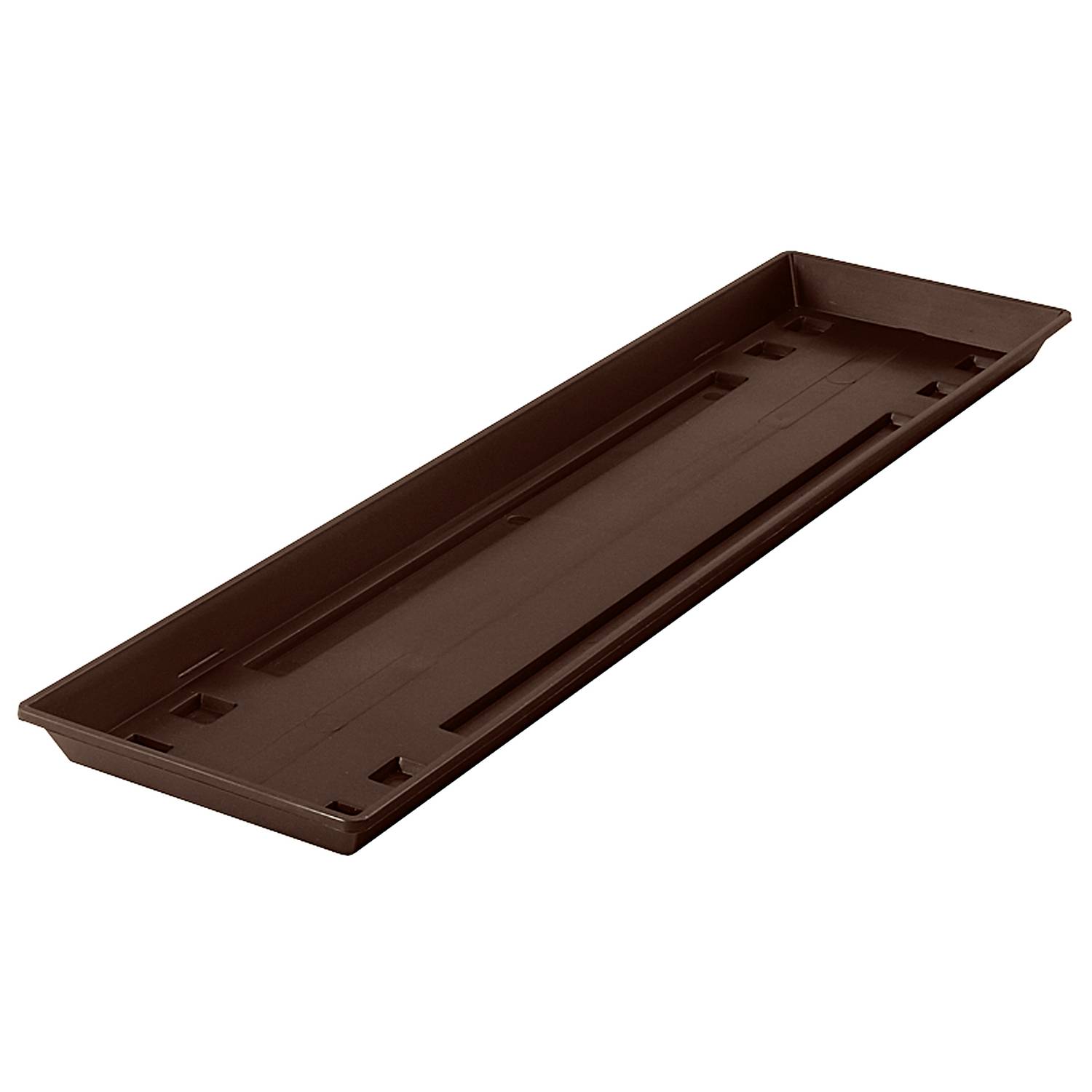 Geli 804 060 08 Standard Blumenkasten-Untersetzer 60 cm, dunkelbraun