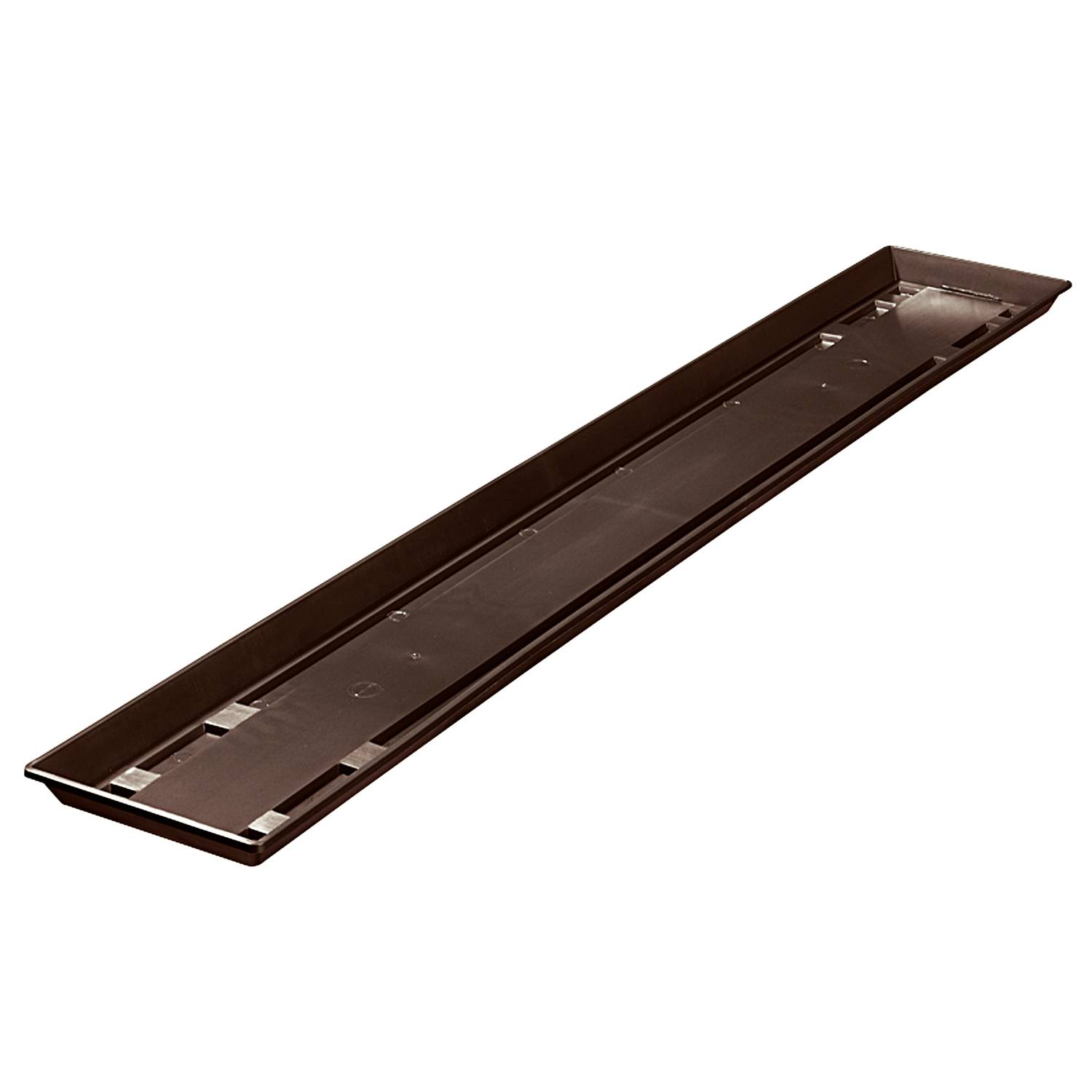 Geli 804 100 08 Standard Blumenkasten-Untersetzer 100 cm, dunkelbraun