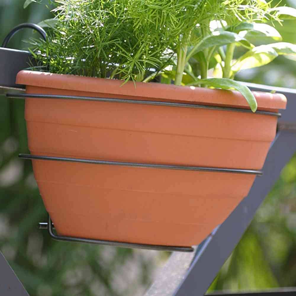 Jardifer 330-043 Halbschale + Haken zum Einhängen 35cm, terracotta