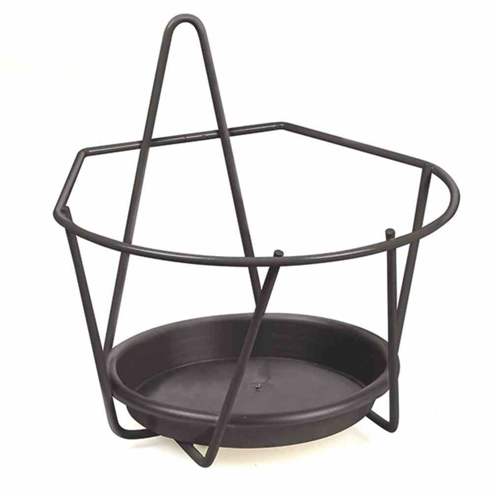 Jardifer 330-055 Wand-Blumentopfhalter Ø 16 cm, grau