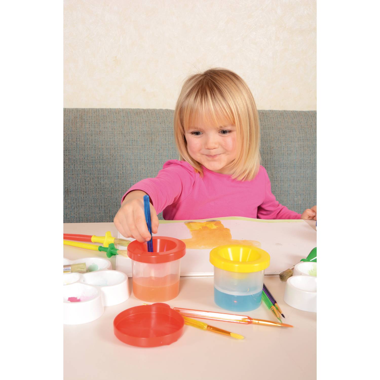 EDUPLAY 240249 Pinselbecher 10er Set