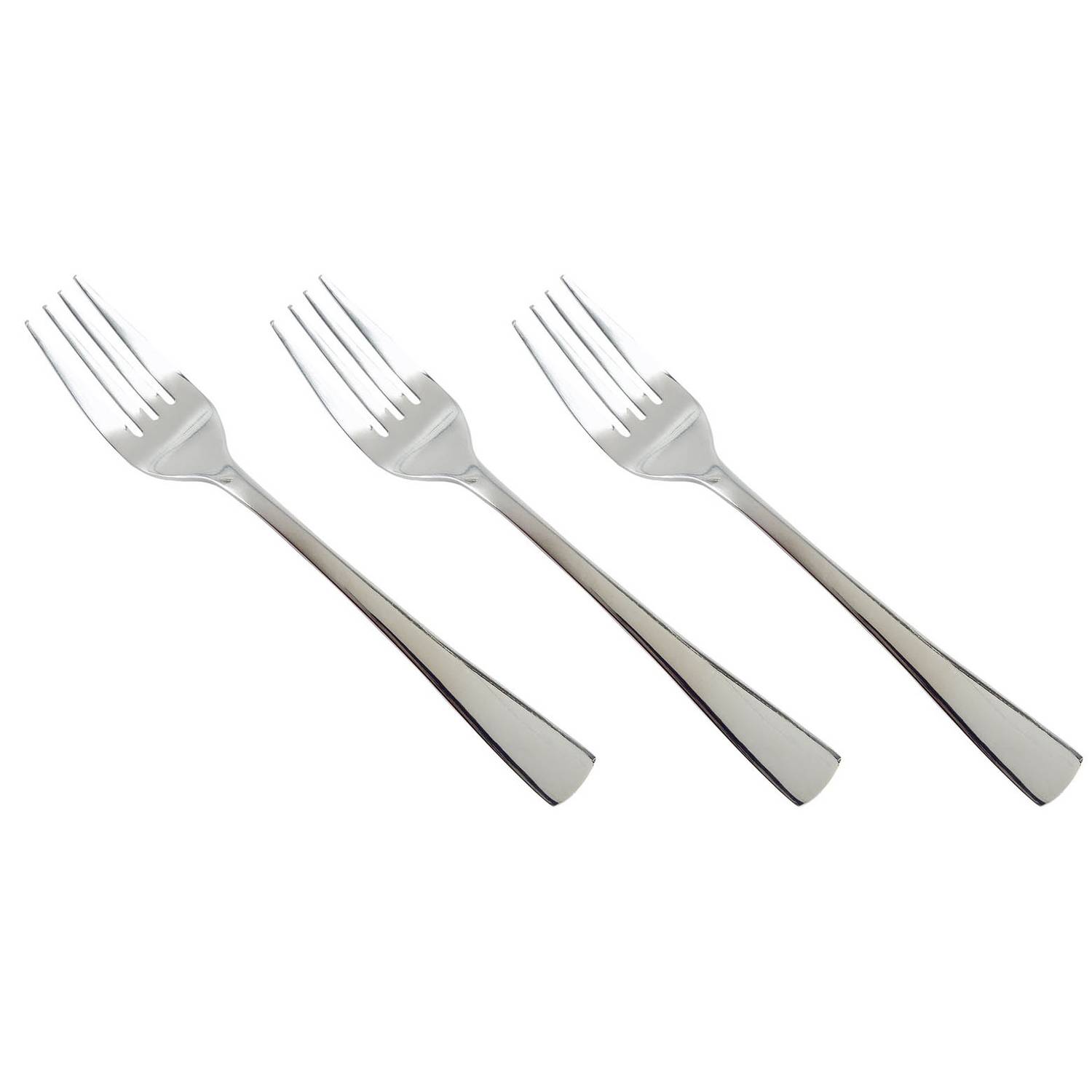 my basics 555112 my basics Menügabel Antlantic Edelstahl 18/10, silber (3er Pack)