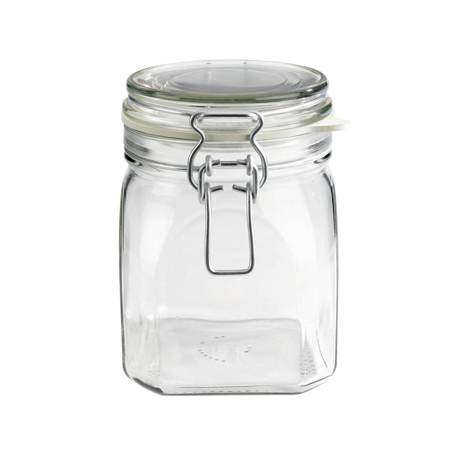 Mäser 113964 Gothika Einmachglas, Einweckglas, 750ml, mit Bügelverschluss, klar (6er Pack)