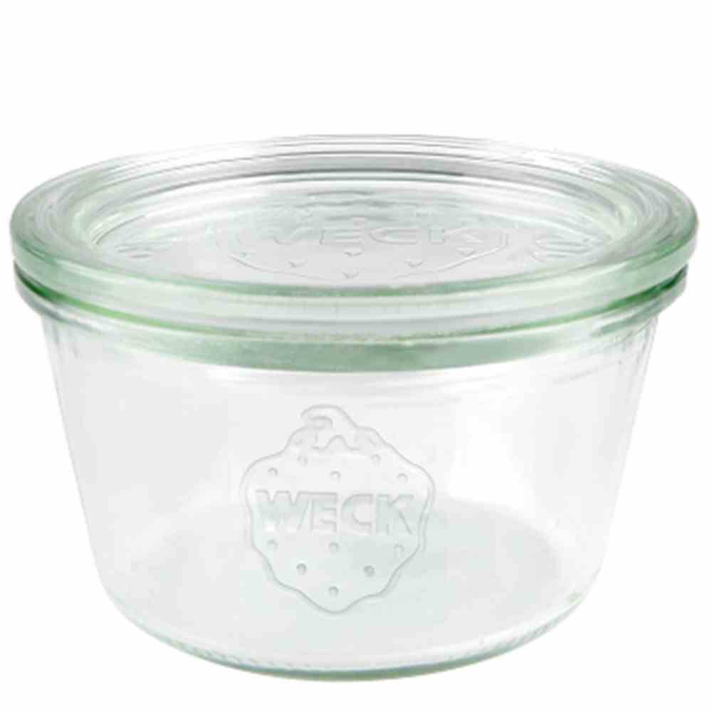 WECK 741- Sturzform-Glas 1/4L 741, klar (6er Pack)