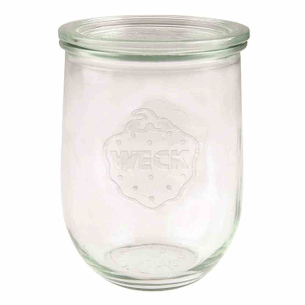 WECK 738- Tulpenform-Glas 1,5L 4er Karton, 738, klar (4er Pack)