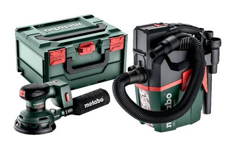 Set Akku-Exzenterschleifer SXA 18 LTX 125 + Akku-Sauger AS 18 L PC Compact (6911