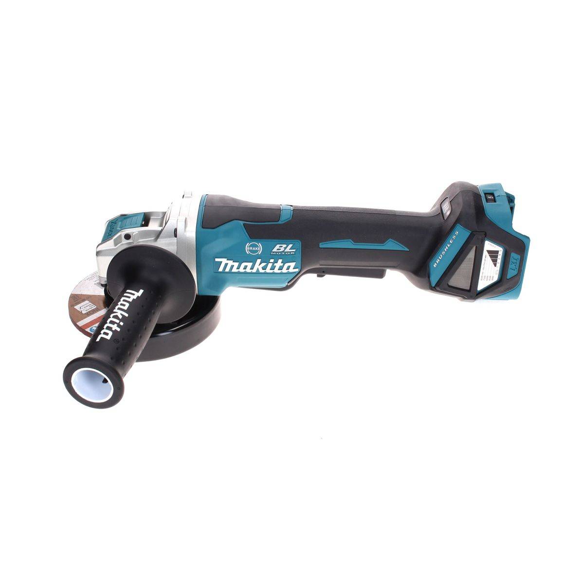 Makita DGA 519 RM1 Akku Winkelschleifer 18 V 125 mm Brushless X-Lock + 1x Akku 4,0 Ah + Ladegerät