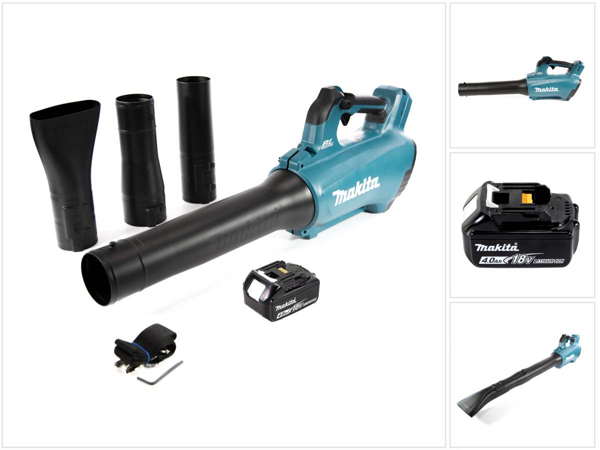 Makita DUB 184 M1 Akku Gebläse 18 V Brushless + 1x Akku 4,0 Ah - ohne Ladegerät