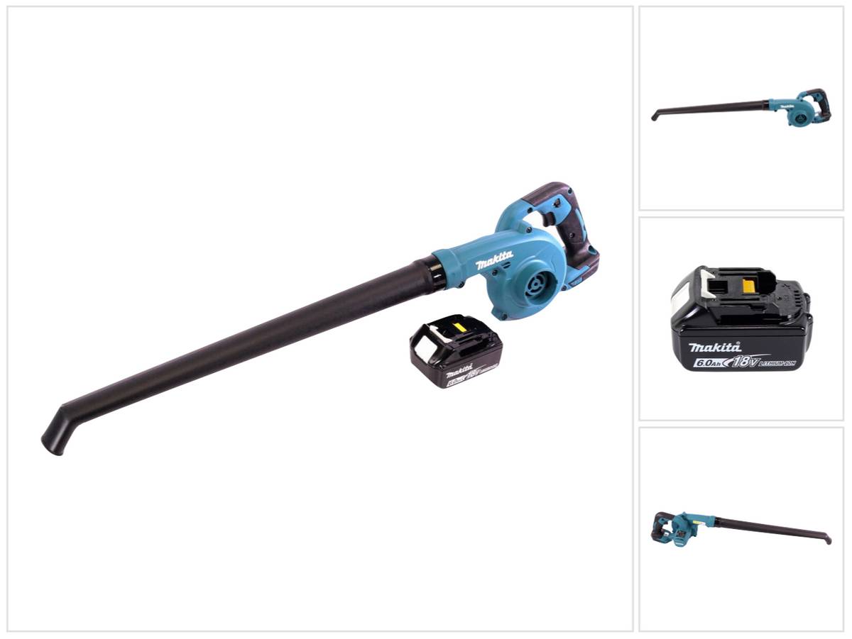 Makita DUB 186 G1 Akku Gebläse Laubbläser 18 V + 1x Akku 6,0 Ah - ohne Ladegerät