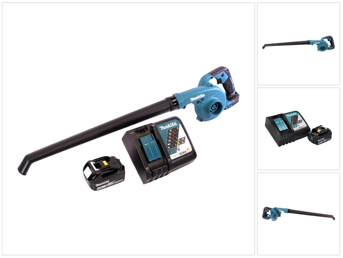 Makita DUB 186 RM1 Akku Gebläse Laubbläser 18 V + 1x Akku 4,0 Ah + Ladegerät