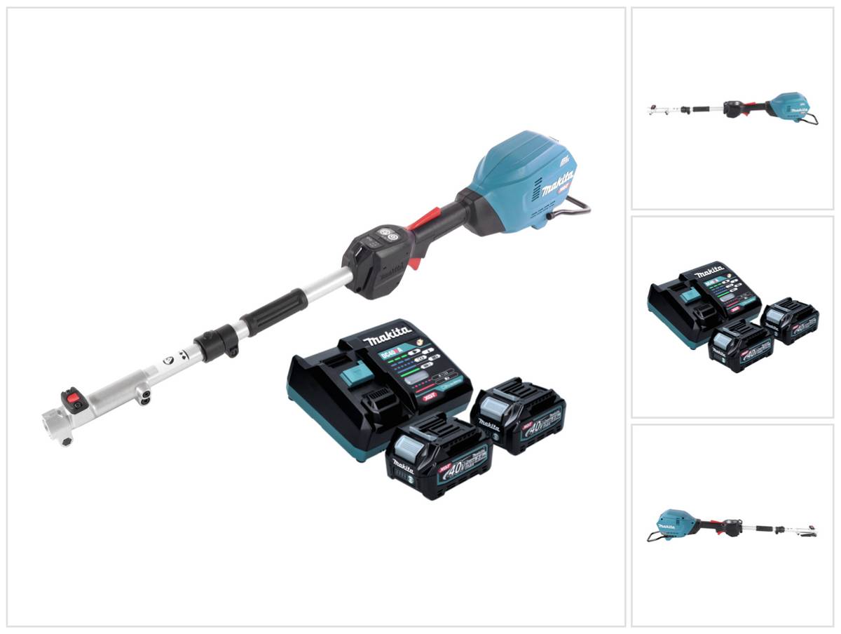 Makita UX 01 GD2 Akku Multifunktionsantrieb 40 V max. XGT Brushless + 2x Akku 2,5 Ah + Ladegerät