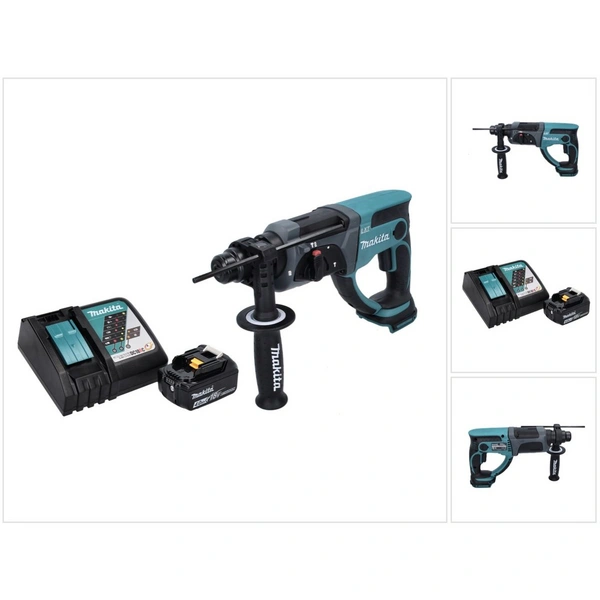 Makita DHR 202 RM1 Akku Kombihammer 18 V 2,0 J SDS Plus + 1x Akku 4,0 Ah + Ladegerät Makita DHR 202 RM1 Akku Kombihammer 18 V 2,0 J SDS Plus + 1x Akku 4,0 Ah + Ladegerät