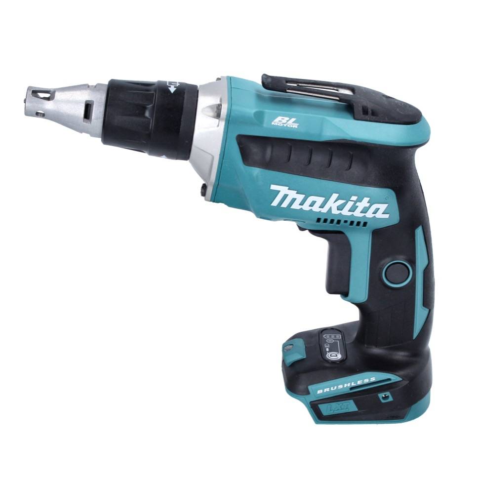 Makita DFS 452 RM1J Akku Schnellbauschrauber 18 V Brushless + 1x Akku 4,0 Ah + Ladegerät + Makpac