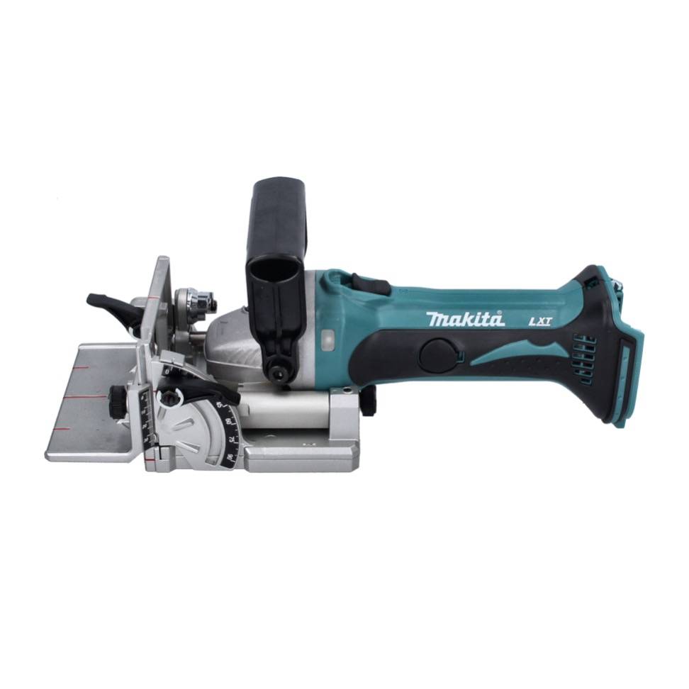 Makita DPJ 180 RM1J Akku Nutfräse 18 V 100 mm + 1x Akku 4,0 Ah + Ladegerät + Makpac