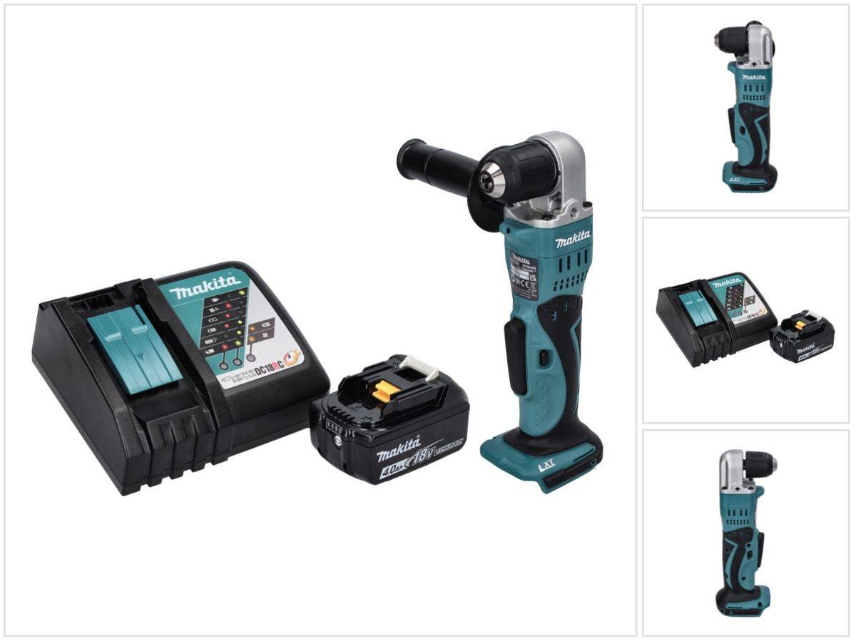 Makita DDA 351 RM1 Akku Winkelbohrmaschine 18 V 13,5 Nm + 1x Akku 4,0 Ah + Ladegerät