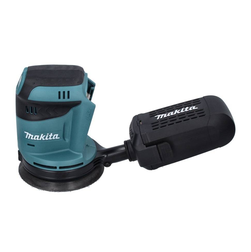 Makita DBO 180 RM Akku Exzenterschleifer 18 V 125 mm + 2x Akku 4,0 Ah + Ladegerät