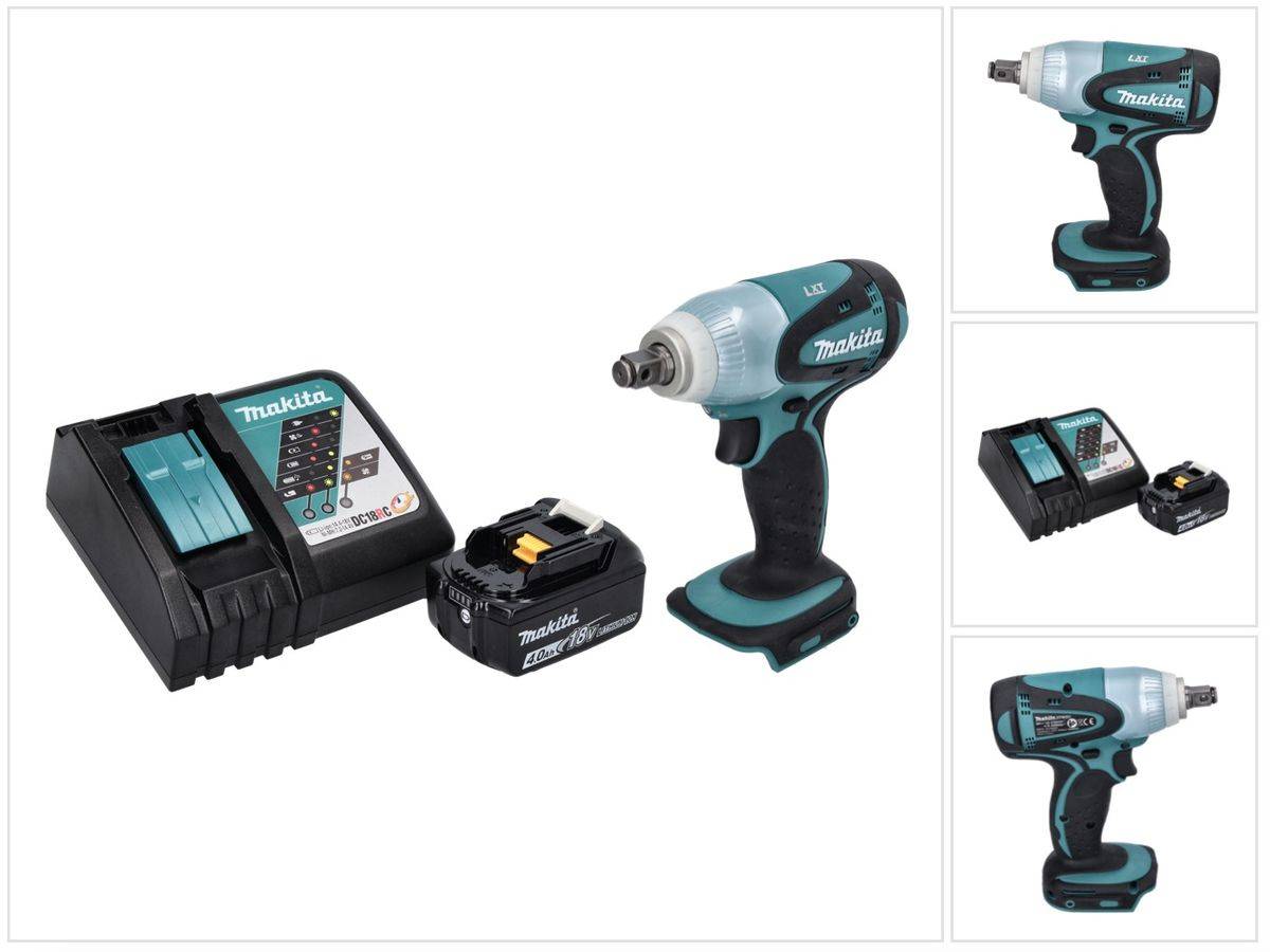Makita DTW 251 RM1 Akku Schlagschrauber 18 V 230 Nm 1/2" + 1x Akku 4,0 Ah + Ladegerät