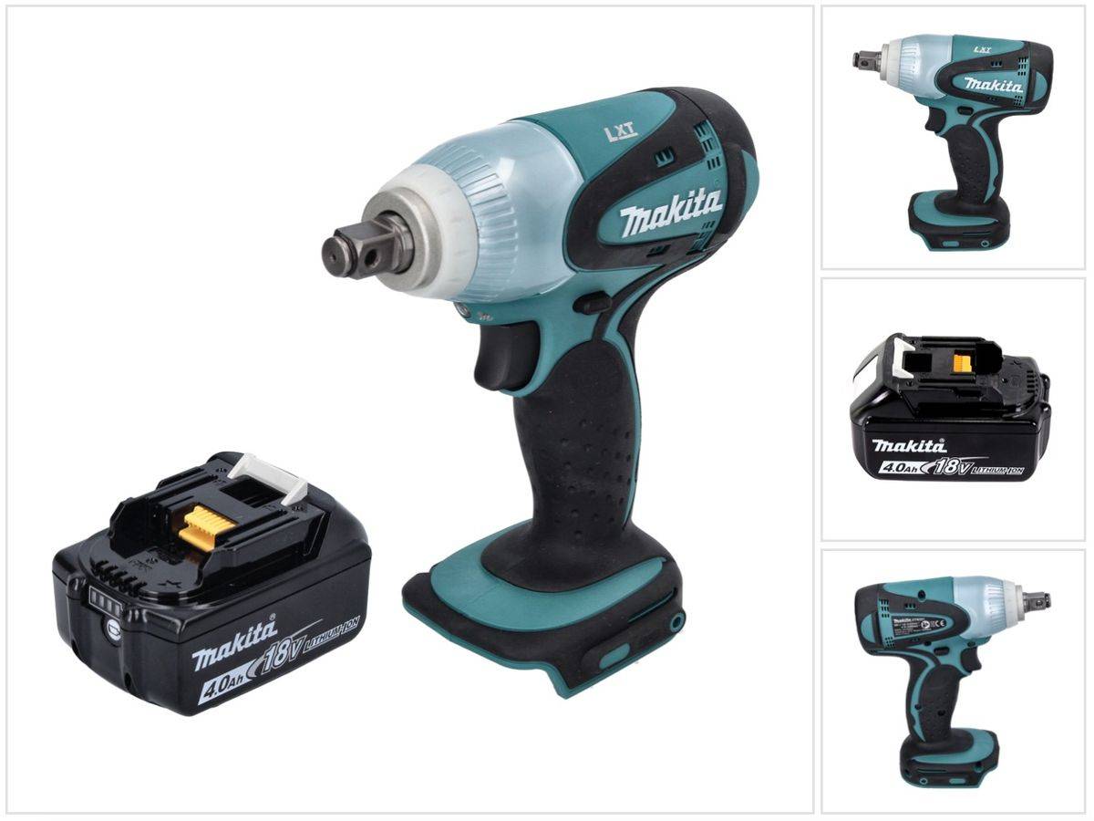 Makita DTW 251 M1 Akku Schlagschrauber 18 V 230 Nm 1/2" + 1x Akku 4,0 Ah - ohne Ladegerät