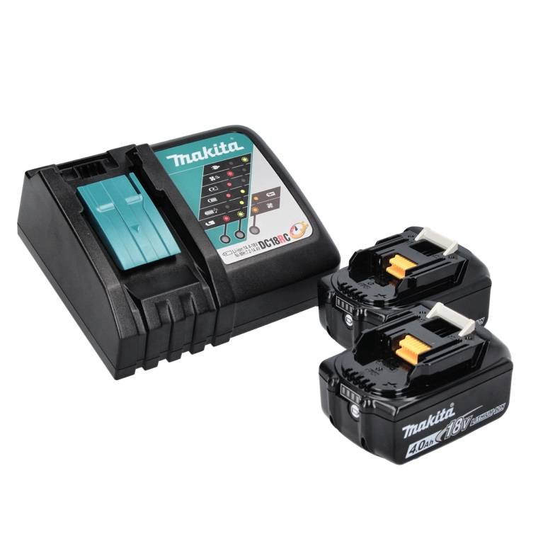 Makita DHP 487 RM Akku Schlagbohrschrauber 18 V 40 Nm Brushless + 2x Akku 4,0 Ah + Ladegerät