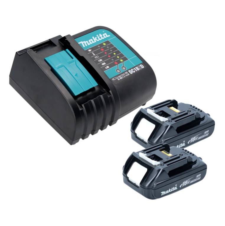 Makita DTD 152 SY Akku Schlagschrauber 18 V 165 Nm + 2x Akku 1,3 Ah + Ladegerät