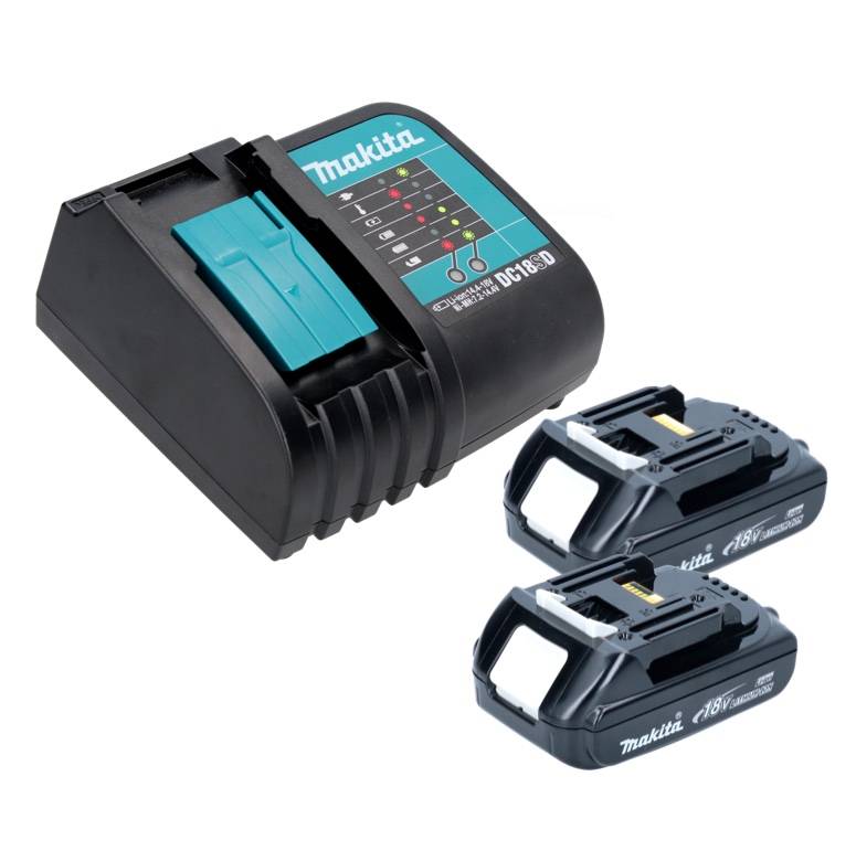 Makita DDF 453 SY Akku Bohrschrauber 18 V 42 Nm + 2x Akku 1,3 Ah + Ladegerät