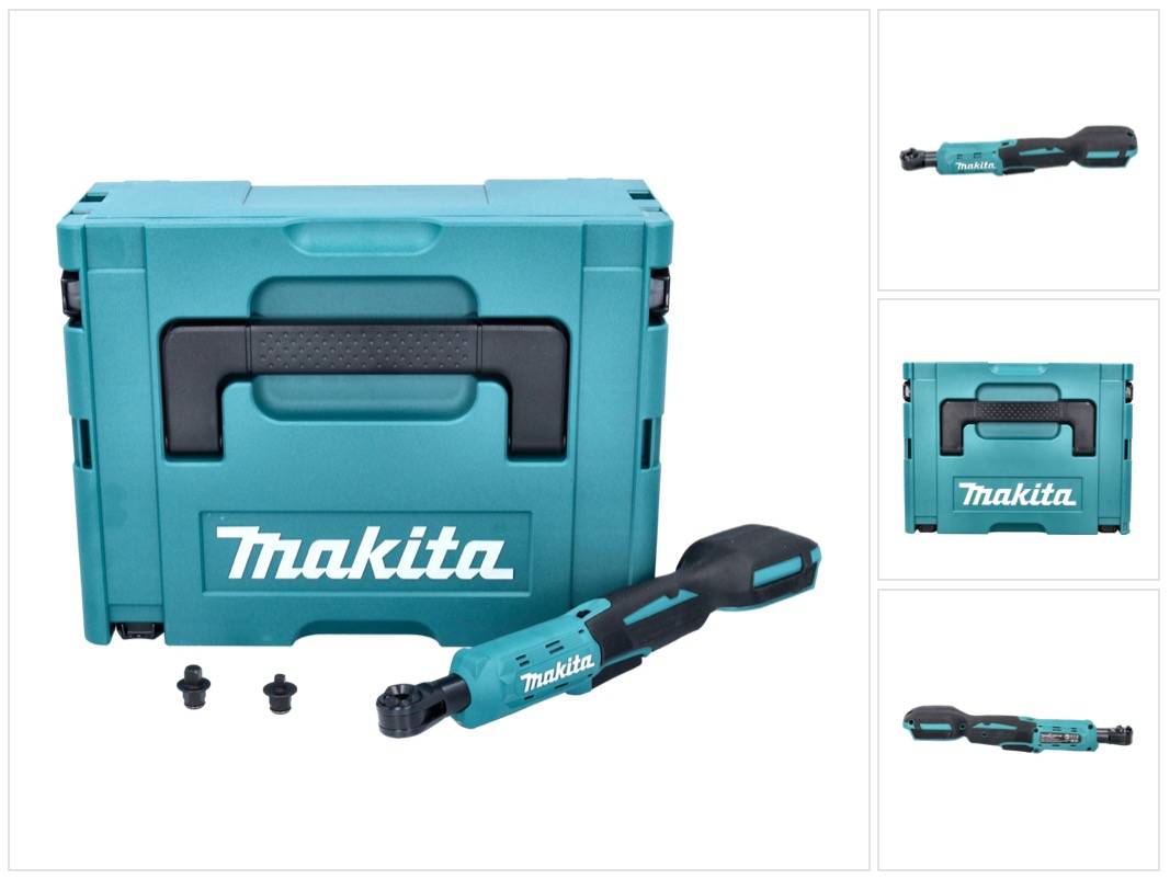 Makita DWR 180 ZJ Akku Ratschenschrauber 18 V 47,5 Nm 1/4" 3/8" + Makpac - ohne Akku, ohne Ladegerät