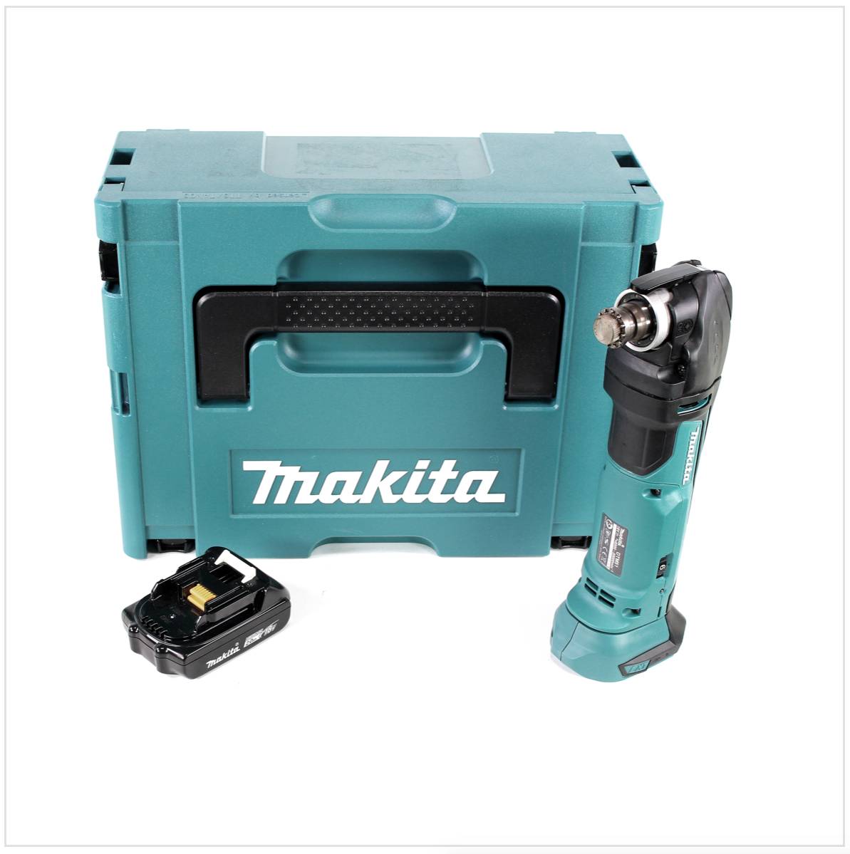 Makita DTM 51 A1J Akku Multitool Oszillierer 18 V + 1x Akku 2,0 Ah + Makpac - ohne Ladegerät